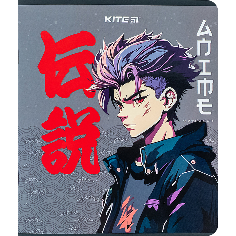 Зошит шкільний Kite Anime 24 аркуша, клітинка K24-238. Фото 10