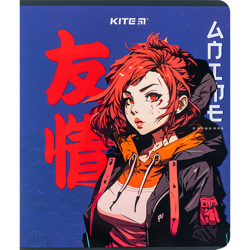 Зошит шкільний Kite Anime 24 аркуша, клітинка K24-238. Фото 12