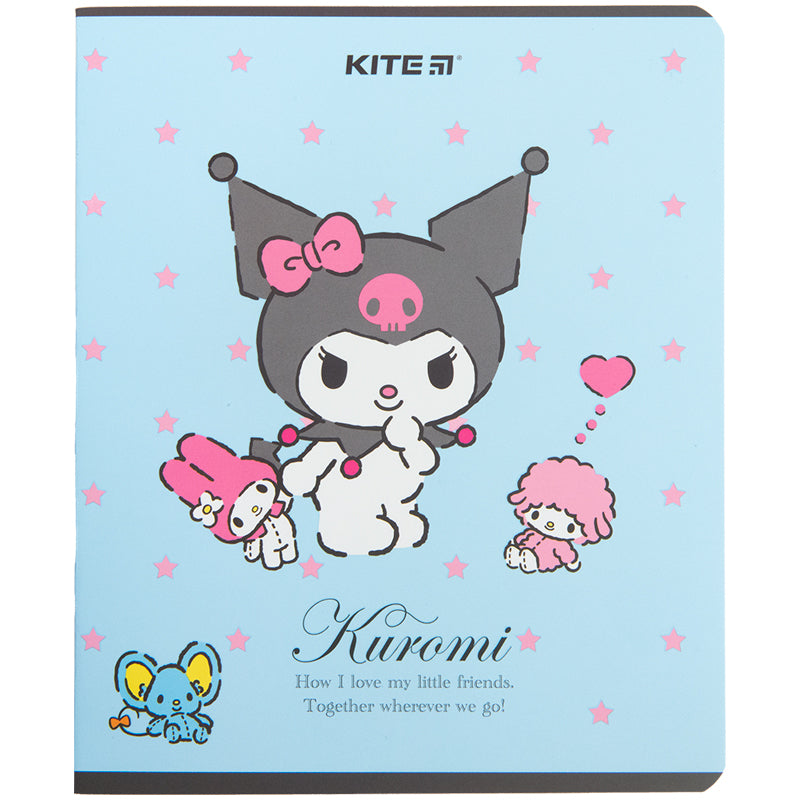 Зошит шкільний Kite Kuromi 24 аркуша, лінія HK23-239. Фото 2
