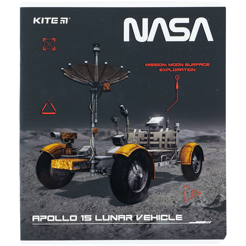 Зошит шкільний Kite NASA 48 аркушів, клітинка NS24-259. Фото 7
