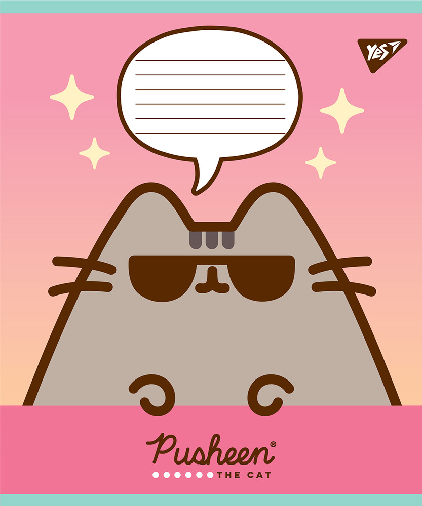 Зошит шкільний YES Pusheen12 аркушів лінія 766202. Фото 3