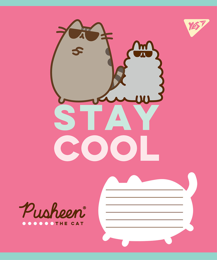 Зошит шкільний YES Pusheen12 аркушів лінія 766202. Фото 4
