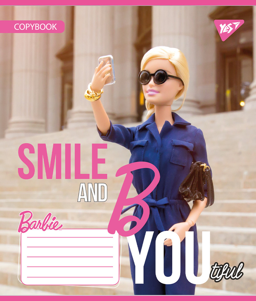 Зошит шкільний Yes Barbie А5 12 аркушів коса лінія 767208. Фото 5