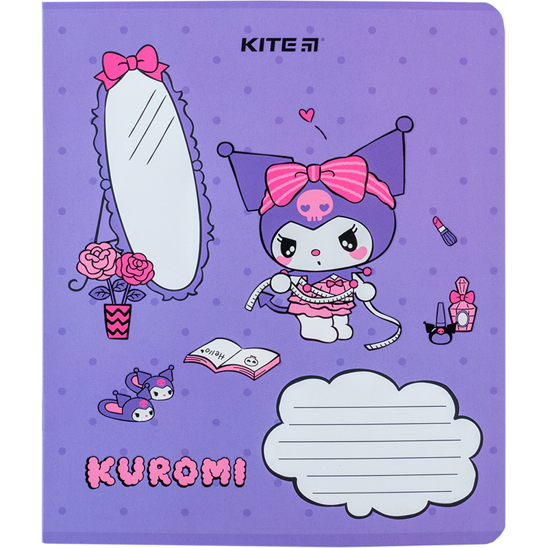 Зошит шкільний Kite Kuromi 12 аркушів, клітинка HK24-232-2. Фото 6