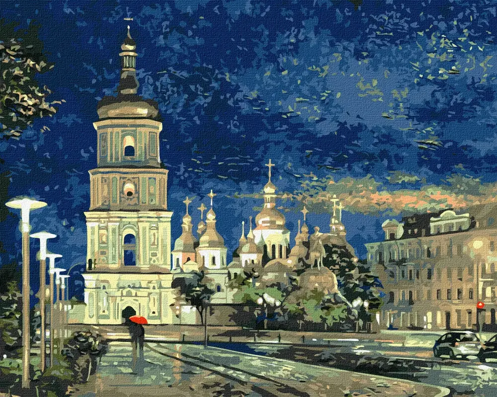 Картина за номерами Ideyka. Софі́йська площа  40х50см