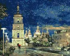 Картина за номерами Ideyka. Софі́йська площа  40х50см