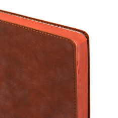 Щоденник діловий Leo Planner Case A5 датований 2027 інтегральний коричневий 368 сторінок 252744. Фото 3
