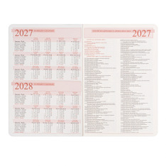 Щоденник діловий Leo Planner Botanic А6 датований 2027 м'який сірий 352 сторінки 252790. Фото 5