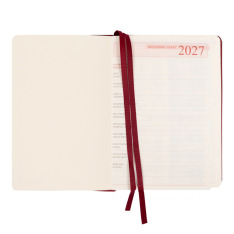 Щоденник діловий Leo Planner Persona A5 датований 2027 твердий бордовий 368 сторінок 252748. Фото 4
