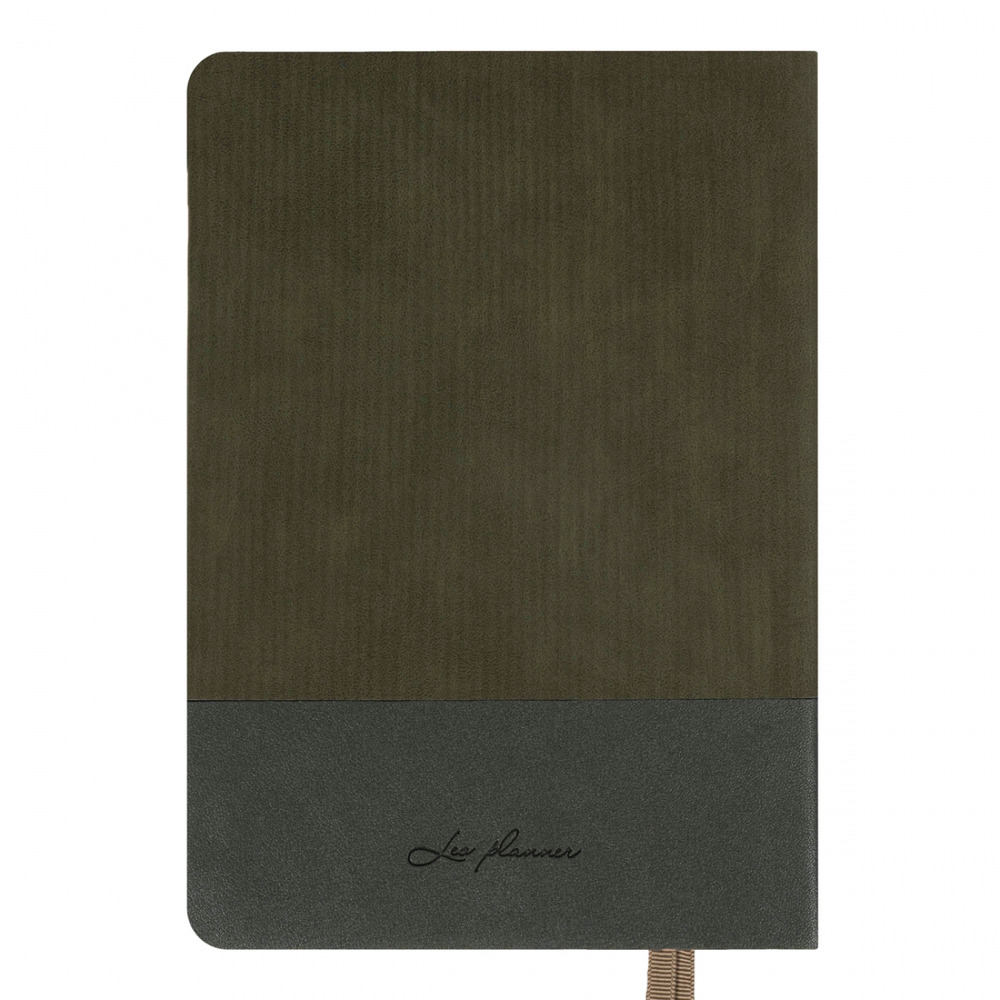 Щоденник діловий Leo Planner Velvet А5 датований 2027 м'який темно-зелений 368 сторінок 252721. Фото 18