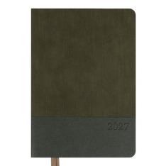 Щоденник діловий Leo Planner Velvet А5 датований 2027 м'який темно-зелений 368 сторінок 252721. Фото 2