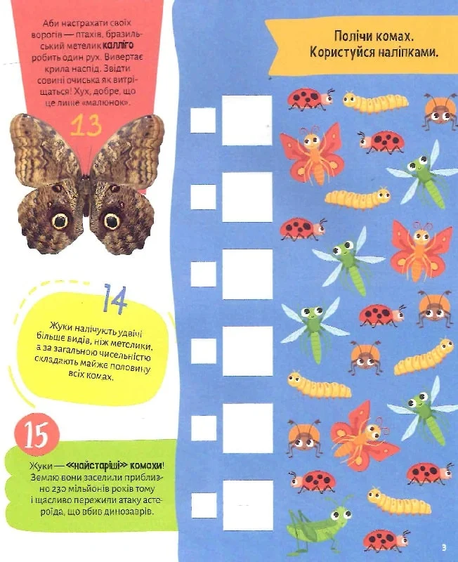 Книга Комахи. 100 цікавих фактів. Фото 11