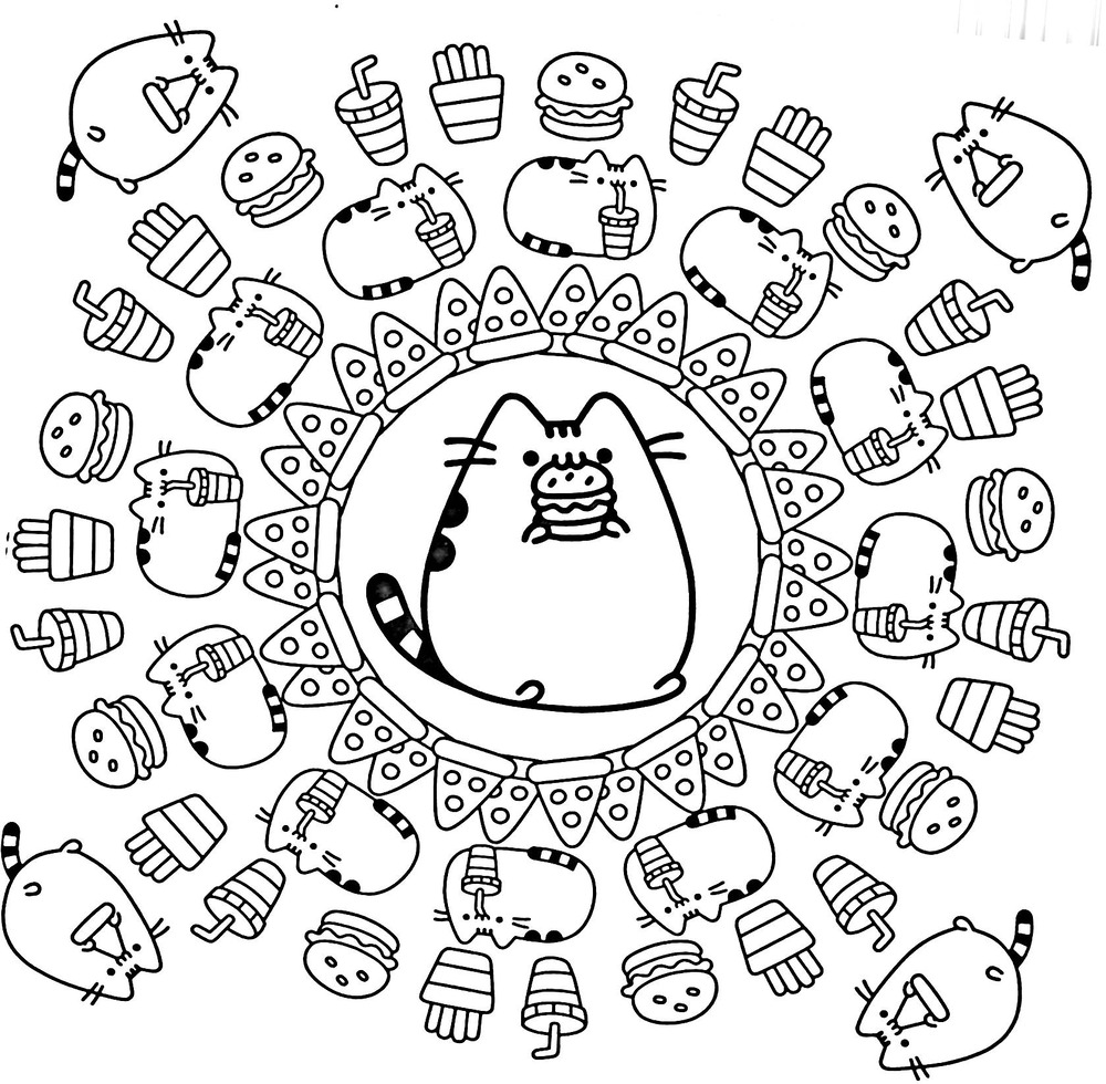 Книга Pusheen. Мінірозмальовка - Клер Белтон. Фото 13