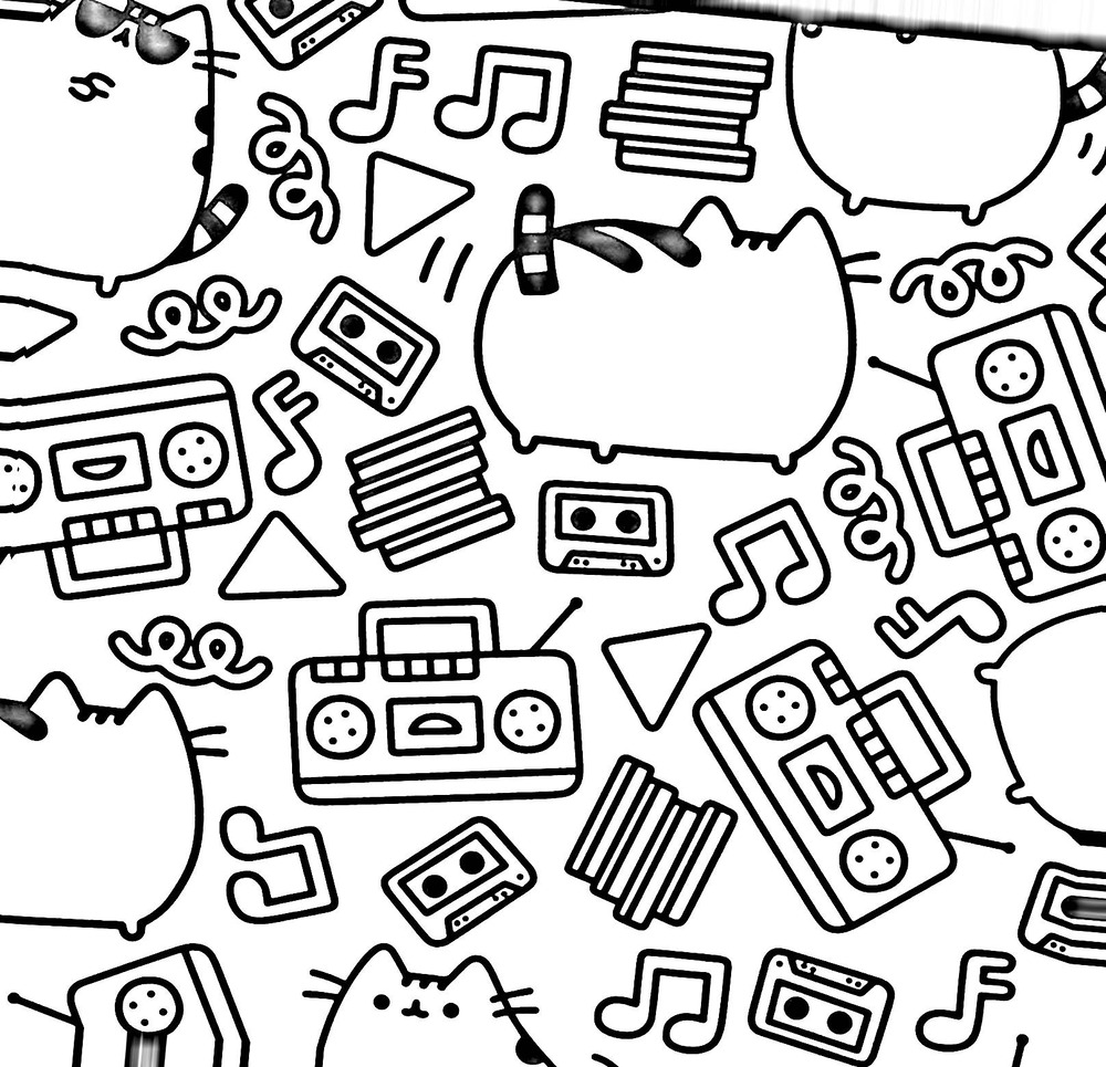 Книга Pusheen. Мінірозмальовка - Клер Белтон. Фото 4