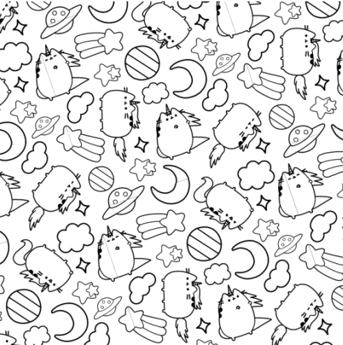 Книга Pusheen. Розмальовка - Клер Белтон. Фото 3