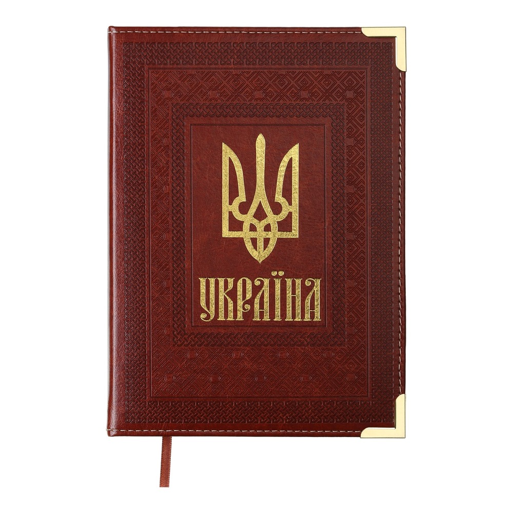 Щоденник недатований BUROMAX BRAVO, A5, зелений, штучна шкіра/поролон