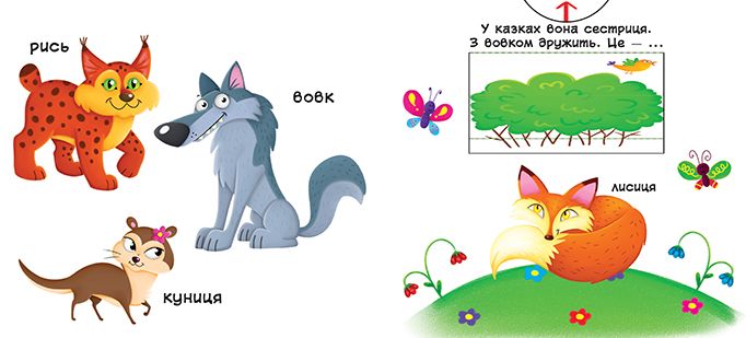Книжка з механізмом. Перша книжка з рухомими елементами. Лісові тварини. Дізнайся, грай, крути, штовхай. Фото 3