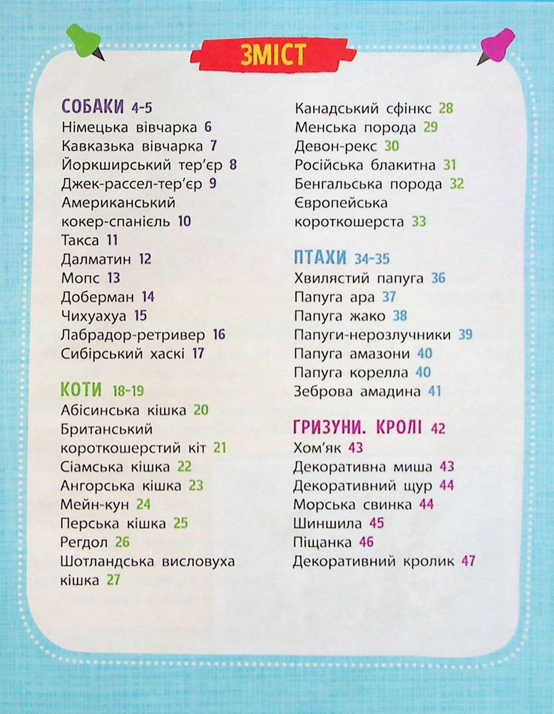 Мініенциклопедія. Хатні улюбленці. Фото 3