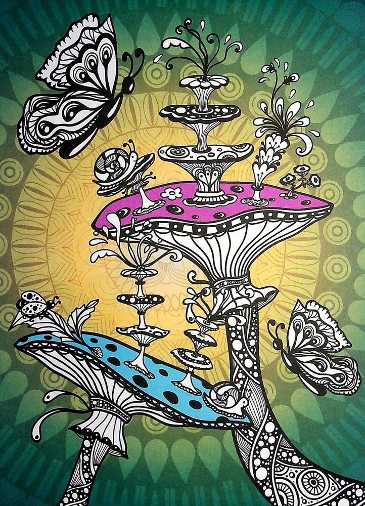 Книжка-розмальовка COLOR ZEN. Чарівна країна. Фото 8