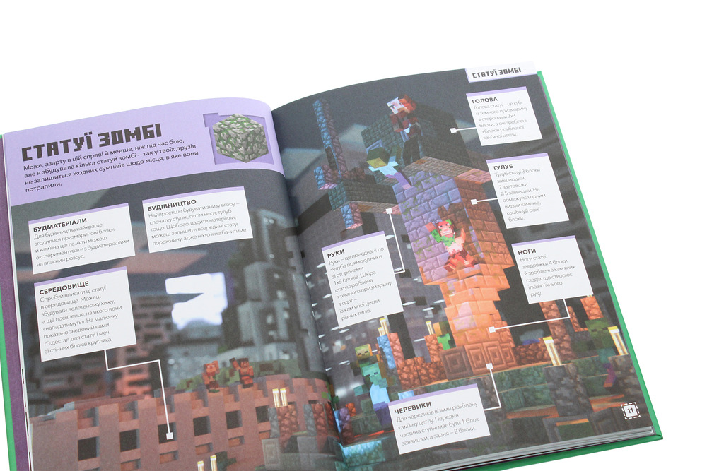 Книга Minecraft. Будуймо разом! Країна зомбі - Стефані Мілтон. Фото 6