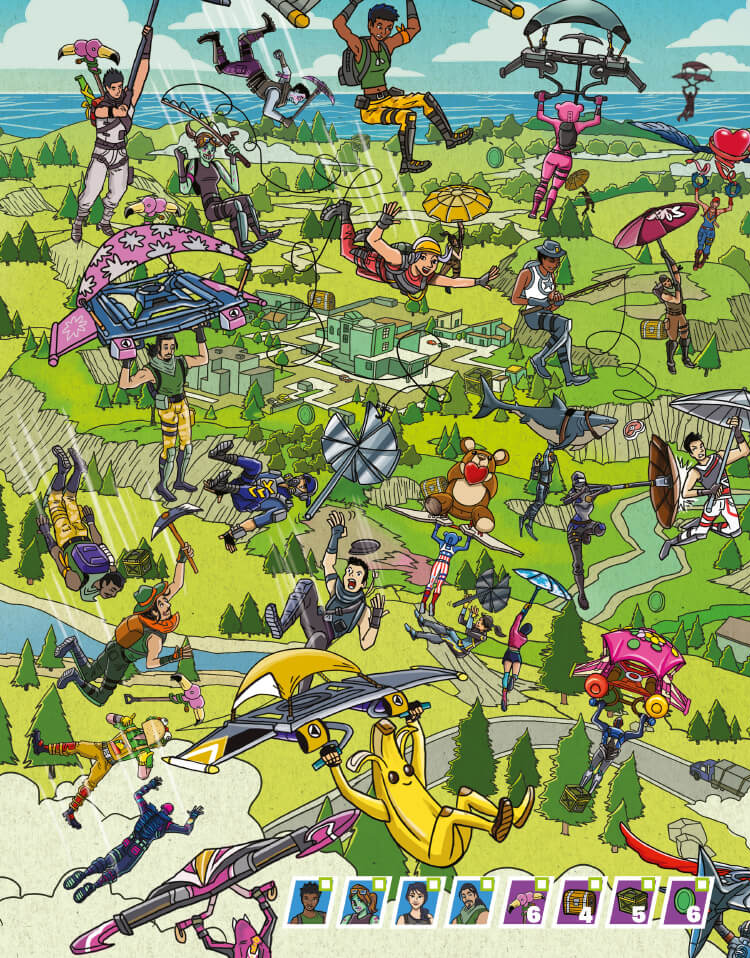 Книга FORTNITE Official. Куди подівся Джонсі? Шукай і знаходь. Фото 5