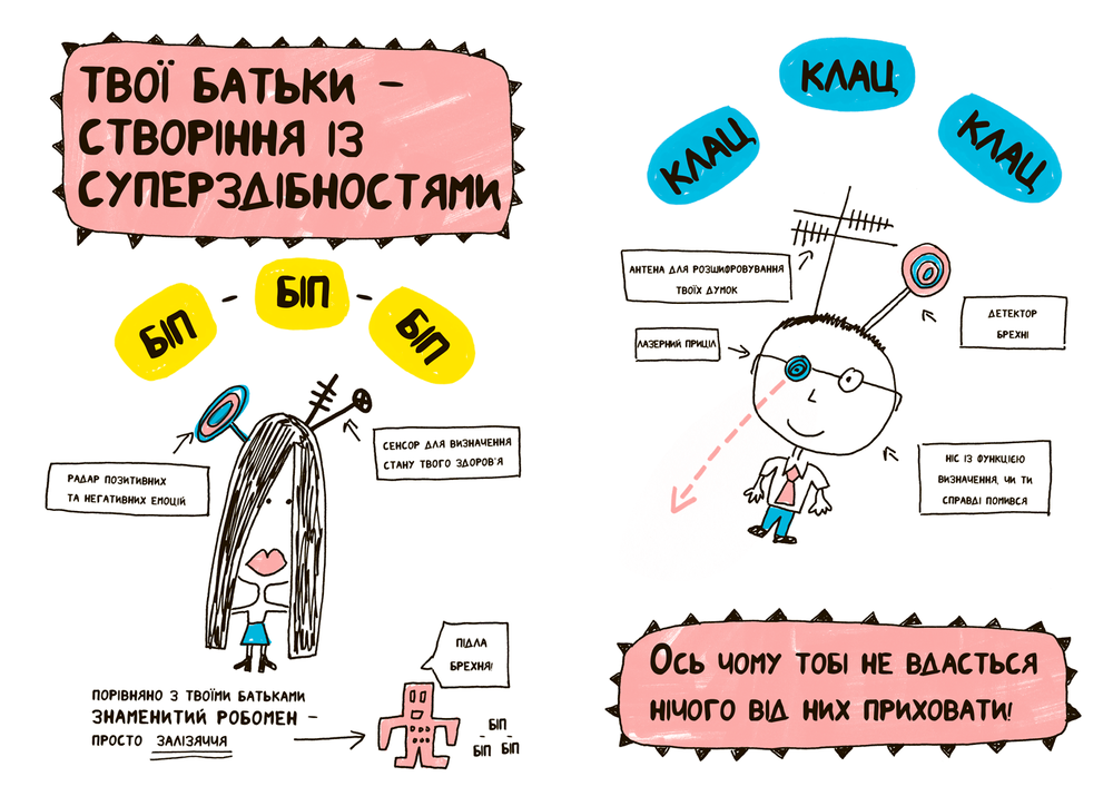 Книга Книжка, яка нарешті пояснить тобі геть усе про батьків - Франсуаза Буше. Фото 8