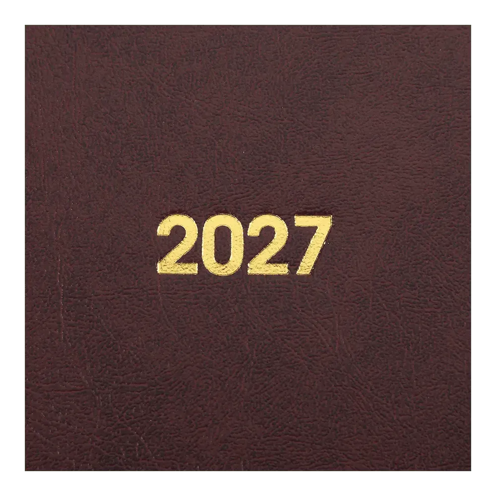 Щоденник датований 2027 Buromax Base з бумвінілу А5 336 сторінок бордовий BM.2108-13. Фото 5