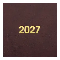 Щоденник датований 2027 Buromax Base з бумвінілу А5 336 сторінок бордовий BM.2108-13. Фото 5