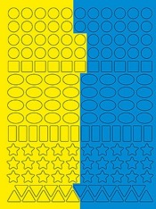 Книга Чарівна мозаїка з наліпками. Зелена. 300 наліпок. Фото 5