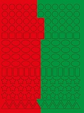 Книга Чарівна мозаїка з наліпками. Жовта. 300 наліпок. Фото 3