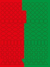Книга Чарівна мозаїка з наліпками. Синя. 300 наліпок. Фото 4