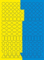 Книга Чарівна мозаїка з наліпками. Червона. 300 наліпок. Фото 5
