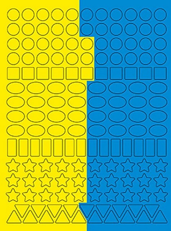 Книга Чарівна мозаїка з наліпками. Червона. 300 наліпок. Фото 5