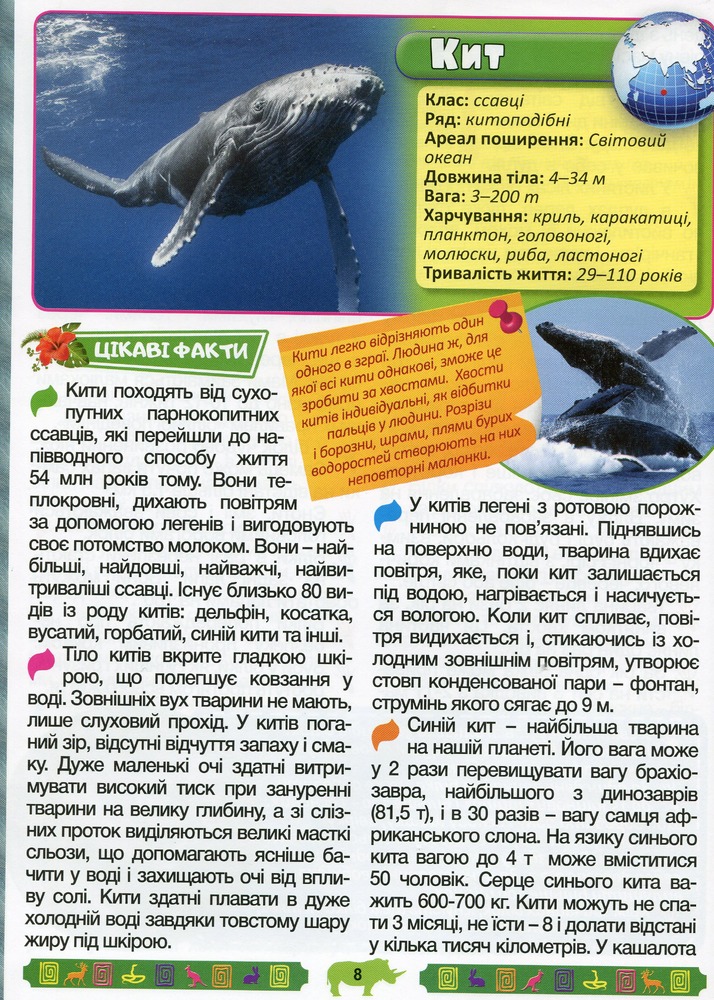 Книга Велика енциклопедія про тварин. Дивовижні факти. Фото 12