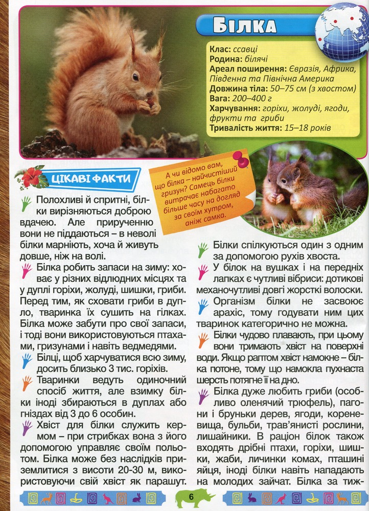 Книга Енциклопедія про тварин. Дивовижні факти. Блакитна. Фото 9