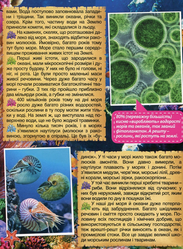 Книга Підводний світ. Дитяча енциклопедія. Жовта. Фото 9