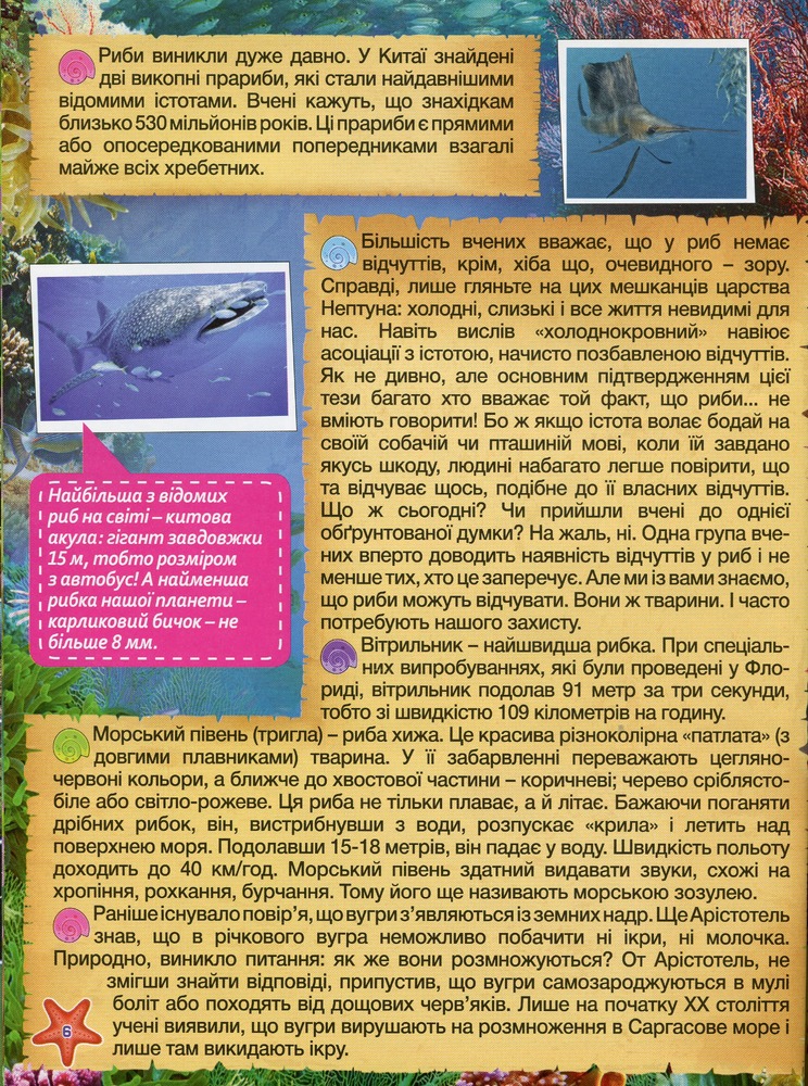 Книга Підводний світ. Дитяча енциклопедія. Блакитна. Фото 9