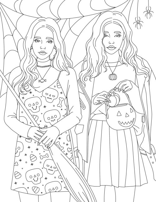 Книжка-розмальовка #girls#fashion#party. Фото 4