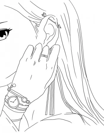 Книжка-розмальовка #girls#fashion#manga. Фото 9