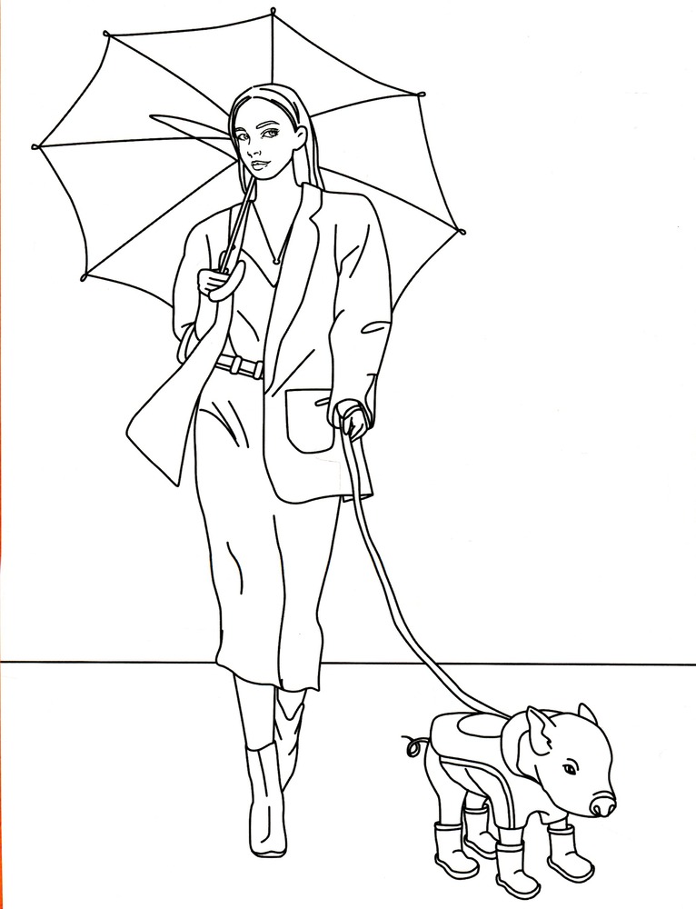 Книжка-розмальовка #girls #fashion #pets. Фото 4