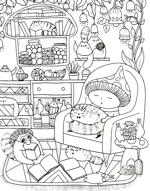 Книжка-розмальовка Майже мільйон гарнюсиків. Фото 8