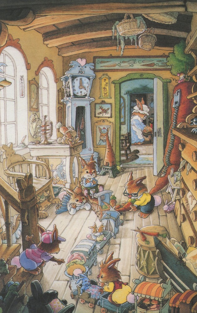 Книга Велика книга кролячих історій - Женев'єва Юр'є (зимова). Фото 7
