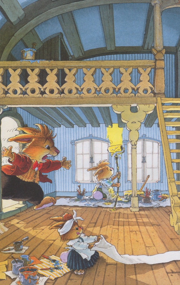 Книга Велика книга кролячих історій - Женев'єва Юр'є (зимова). Фото 12