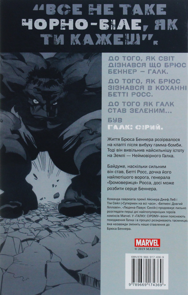 Книга Галк. Сірий - Джеф Лоеб, Тім Сейл. Фото 3
