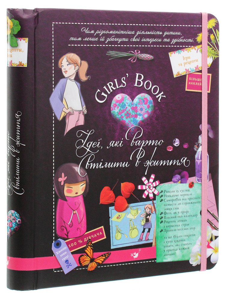 Книга Girls’ Book. Ідеї, які варто втілити в життя - Мішель Лекре. Фото 3