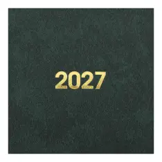 Щоденник датований 2027 Buromax Base з бумвінілу А5 336 сторінок зелений BM.2108-04. Фото 5