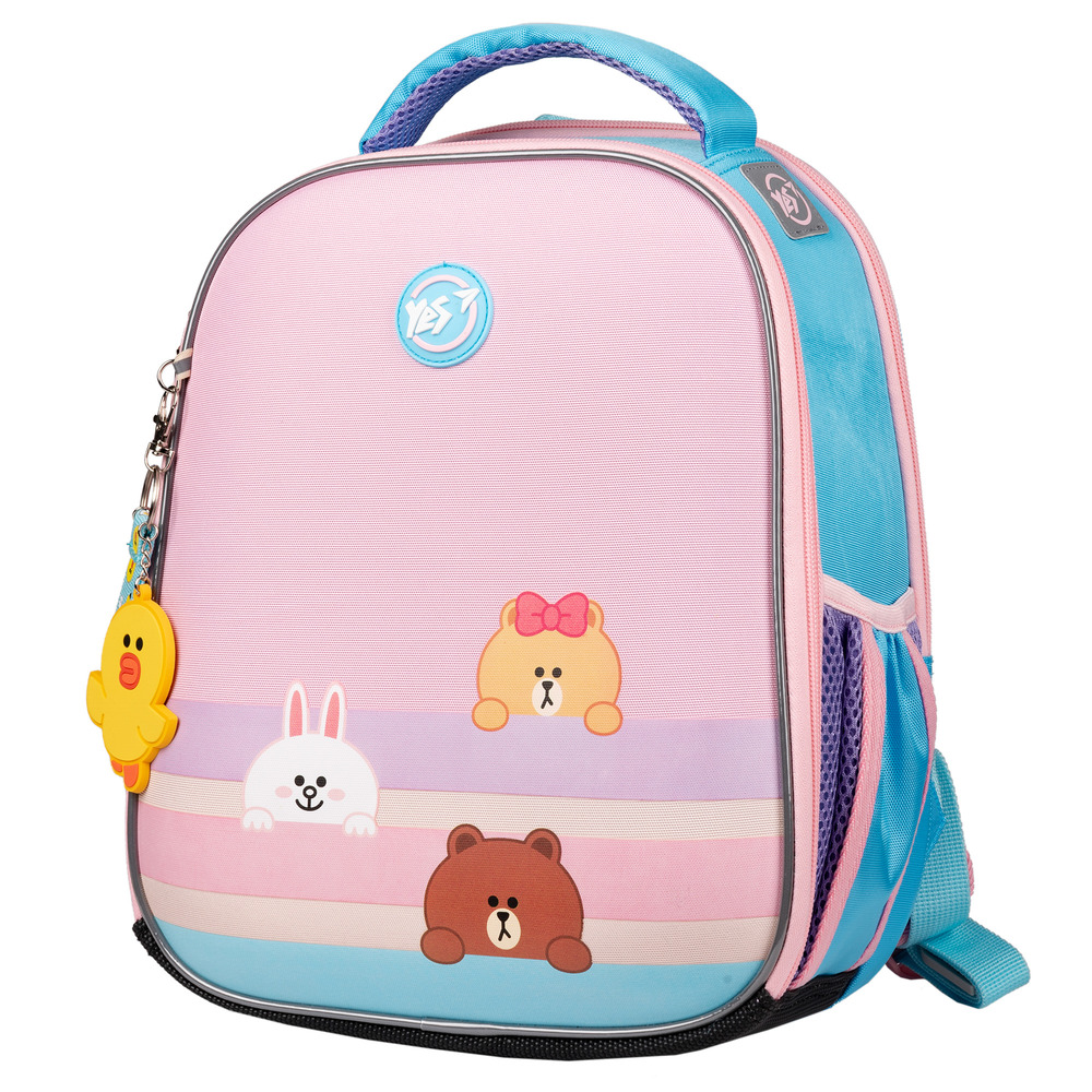 Рюкзак шкільний каркасний Yes Line Friends H-100. Фото 3