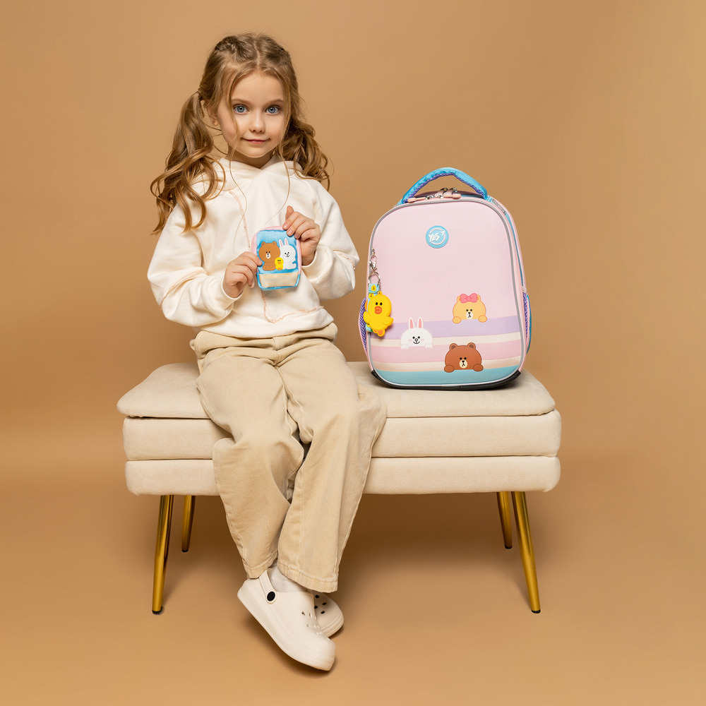 Рюкзак шкільний каркасний Yes Line Friends H-100. Фото 22