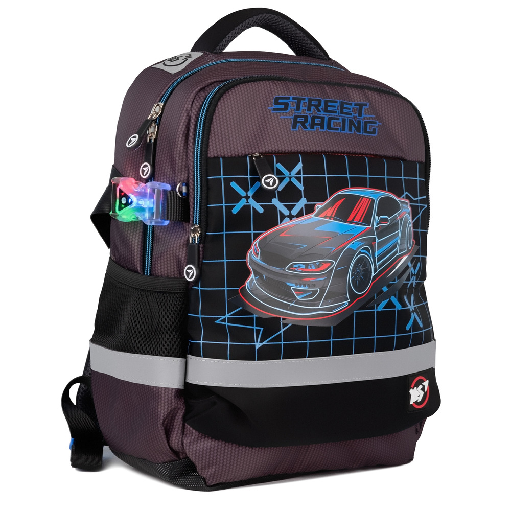 Рюкзак шкільний напівкаркасний Yes S-52 Ergo Street Racing 559569