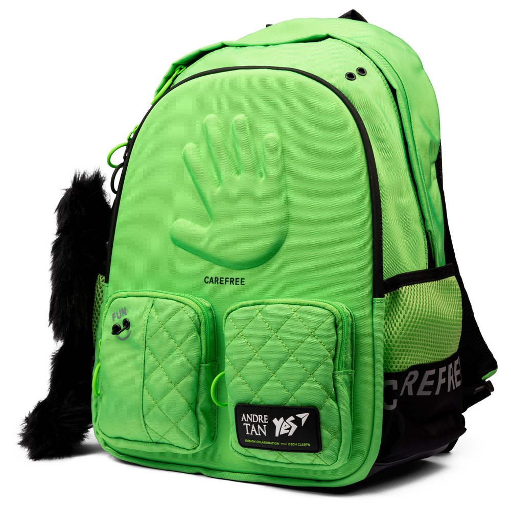 Рюкзак шкільний напівкаркасний YES T-129 YES by Andre Tan Hand green. Фото 2
